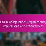 GDPR Compliance: Requirements, Implications and Enforcement